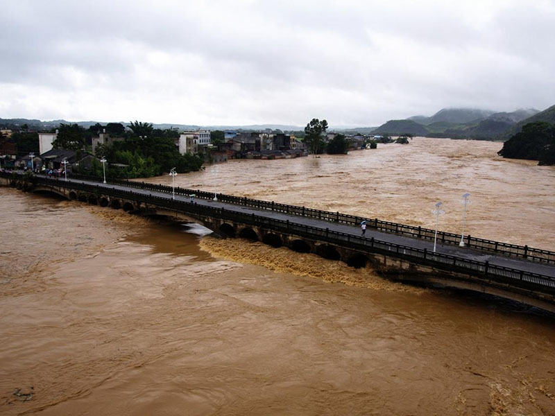 雷達流速儀監測水位以及水流量